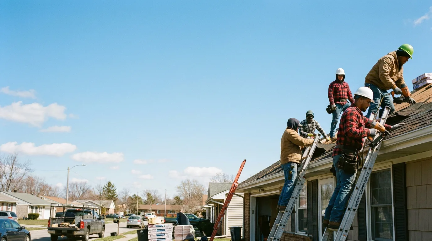 Roofing in Hometown, IL near me